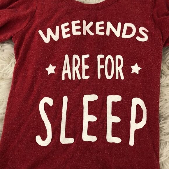 Weekends are for sleep Chaser sweatshirt EUC Sz S - Picture 2 of 4